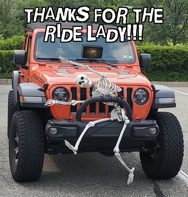 Thanks for the ride lady!!! - meme