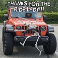 Thanks for the ride lady!!!