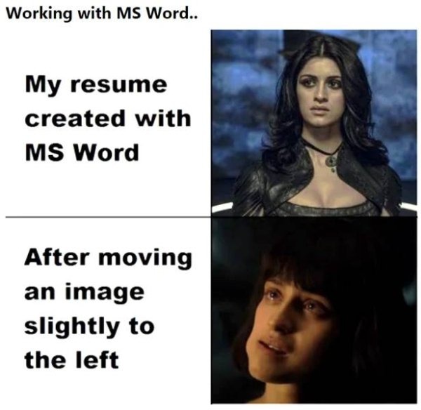 microsoft word meme