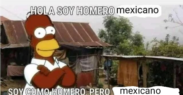 Homero mexicano - meme