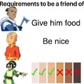 Requerimentos para amizade