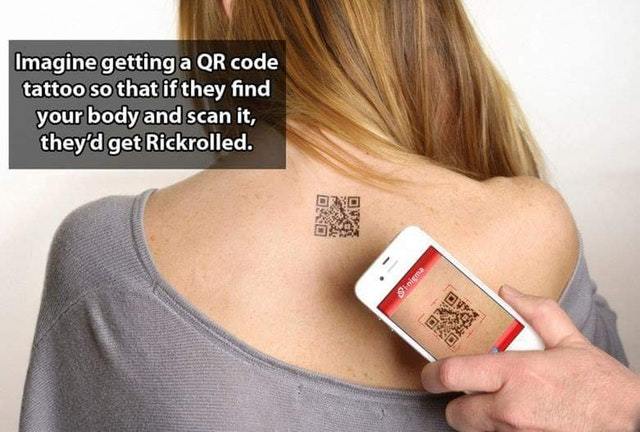 QR Code Tattoos - meme