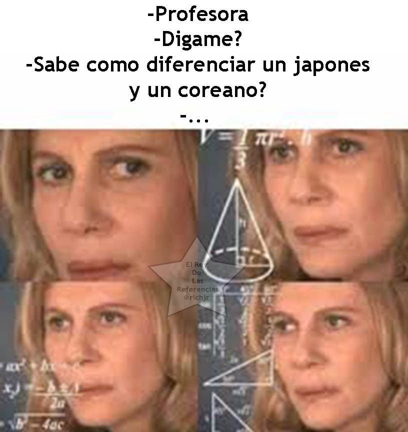 Japoneses y Coreanos - meme