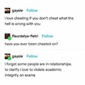 One way of cheating....