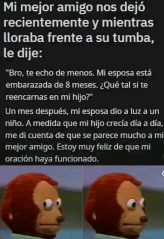Un milagro - meme