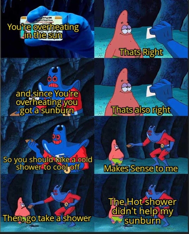Take a shower - meme
