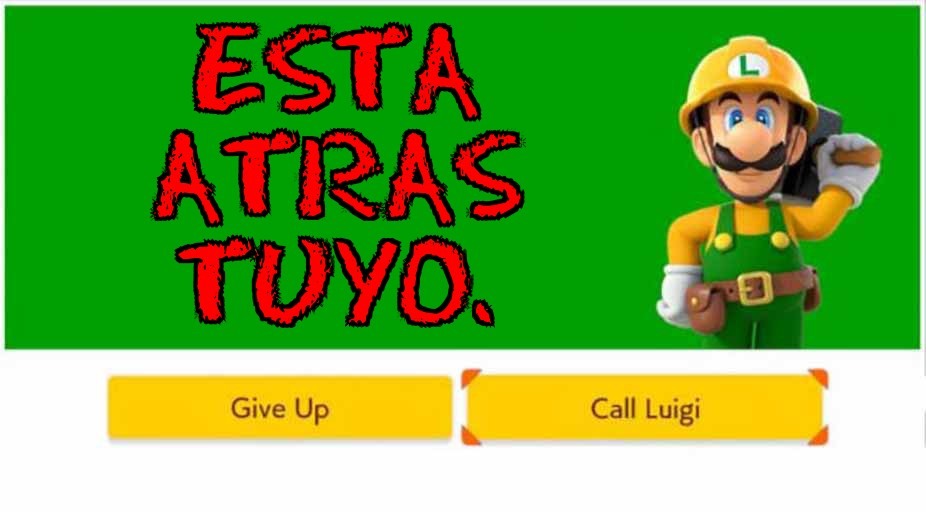 Luigi te adviertio - meme