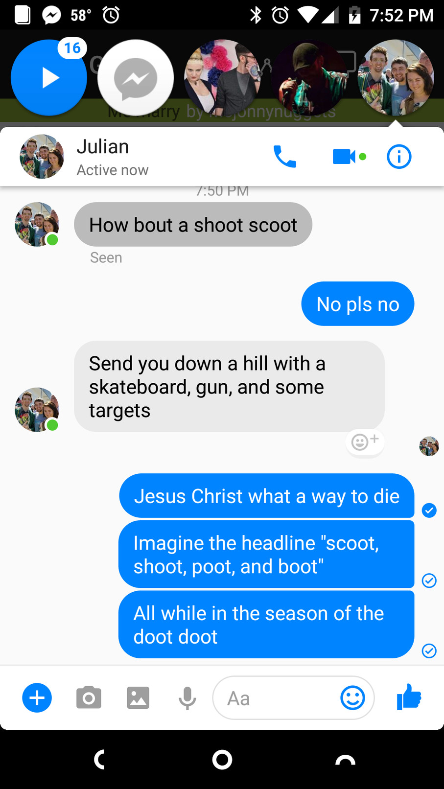 Shoot scoot toot boot doot - meme