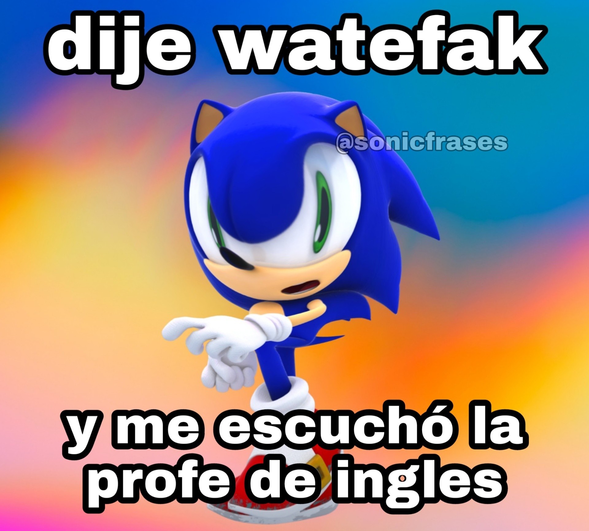 creo que le gusto - Meme by sonicfrases :) Memedroid