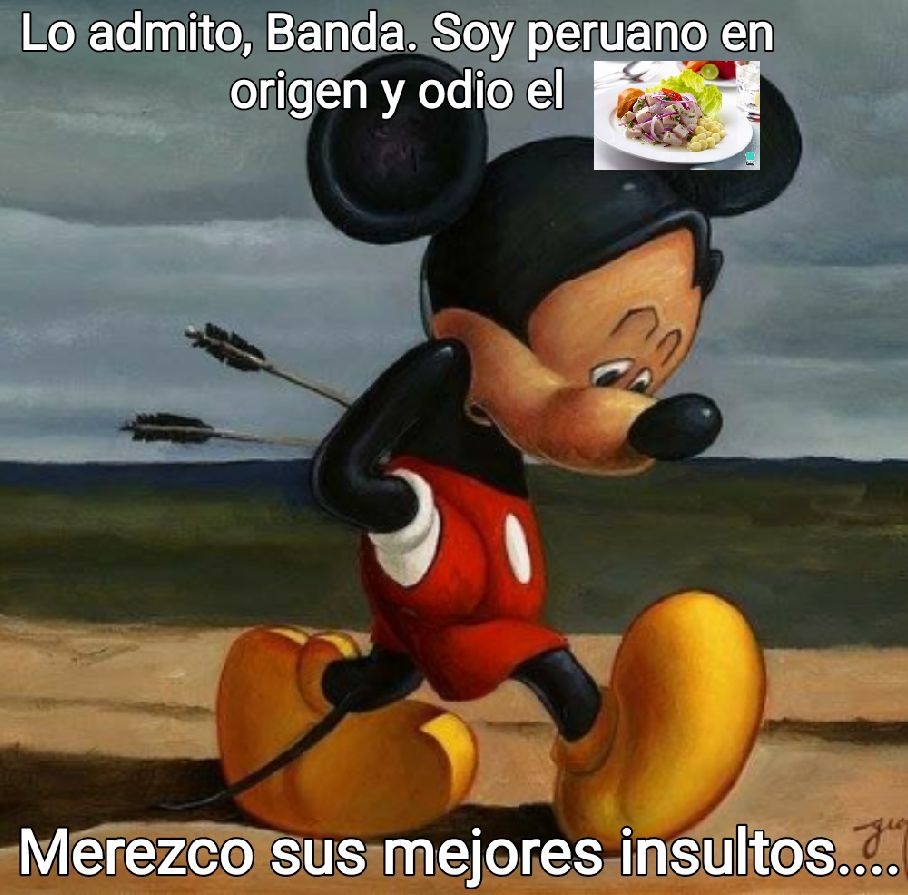 Ahora se van enojar a decirme que no soy un verdadero peruano por eso :( - meme