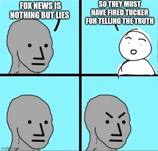 Libs hate and love fox news depending on the day - meme