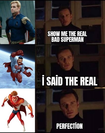 Choose your superman - meme