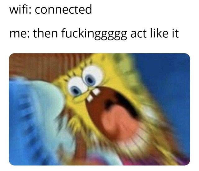 Wifi connected - meme