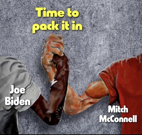 Joe Biden and Mitch Mcconnell - meme