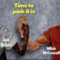 Joe Biden and Mitch Mcconnell