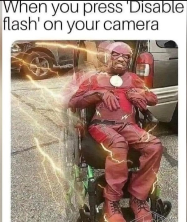 Dark flash - meme