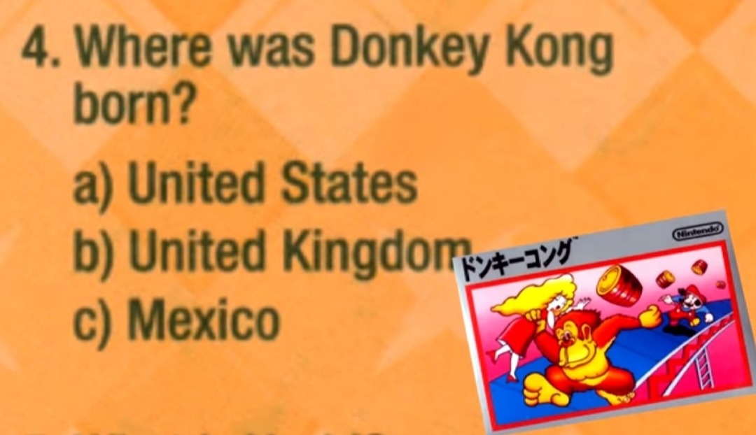 Donde nació donkey kong? - meme