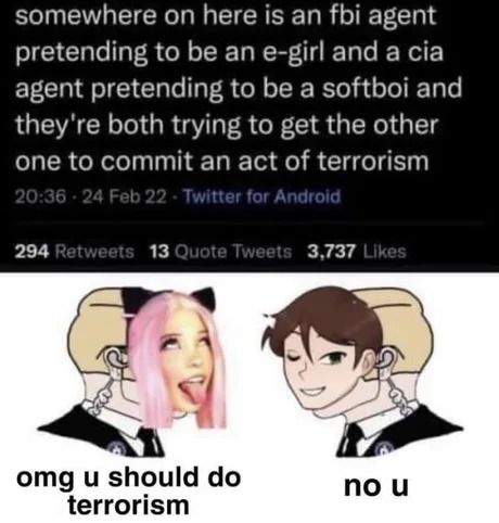 FBI agent vs CIA - meme