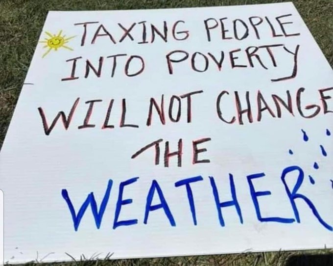 Climate tax - meme