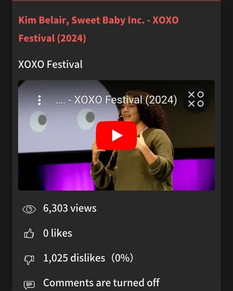 Sweet baby inc speech is full of dislikes lol - meme