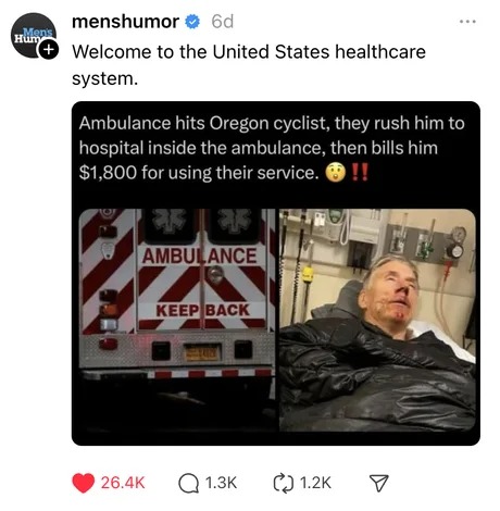 Ambulance irony - meme