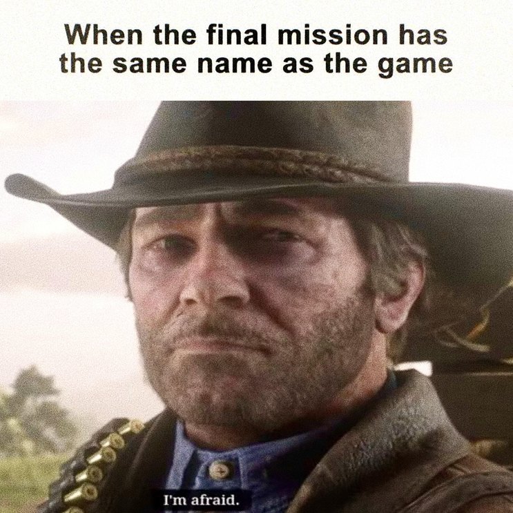 Final mission got the game title? Yeah we’re cooked - meme