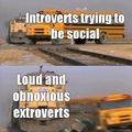 Slow and steady extroverts