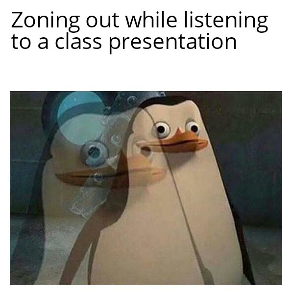 Zoning out - meme
