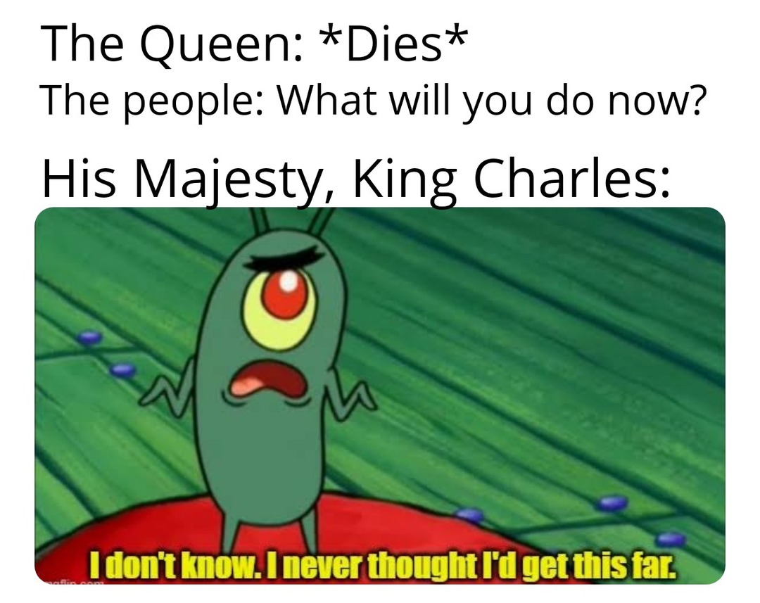 May her majesty, Queen Elizabeth II, Rest in Peace - meme
