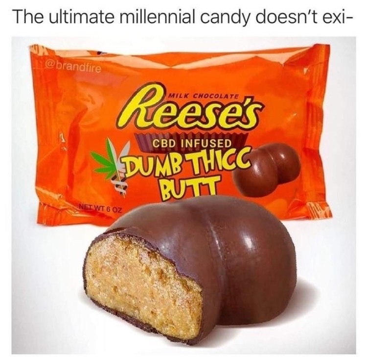 millennial candy - meme