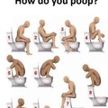 What position do u poop with?