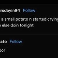 Poor potato