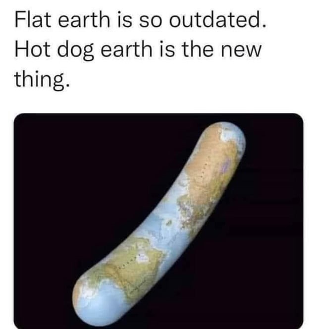 Hot Dog earth - meme