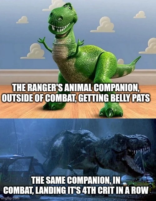 The Ranger's animal companion - meme