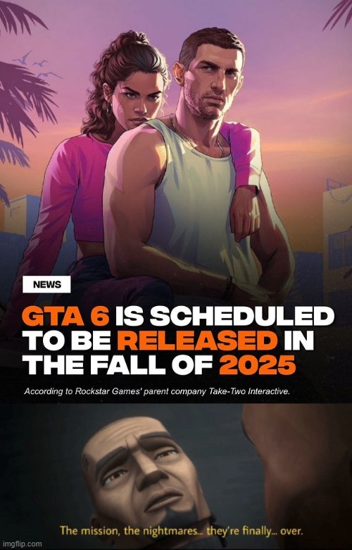 GTA 6 release date meme