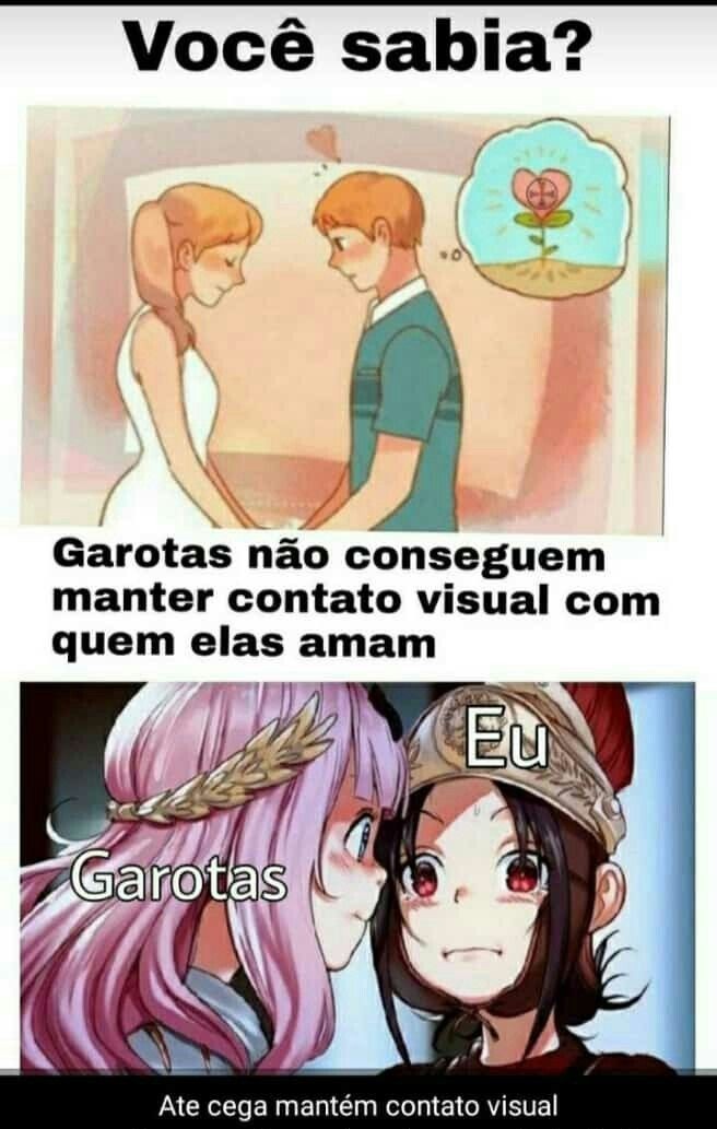 Contato visual - meme