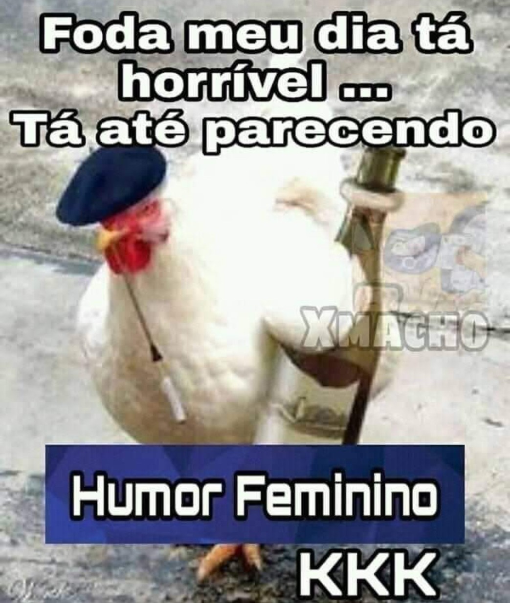 Uga buga, macho faz cimento - meme