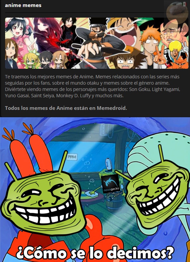 Top memes de Anime :) en español :) Memedroid