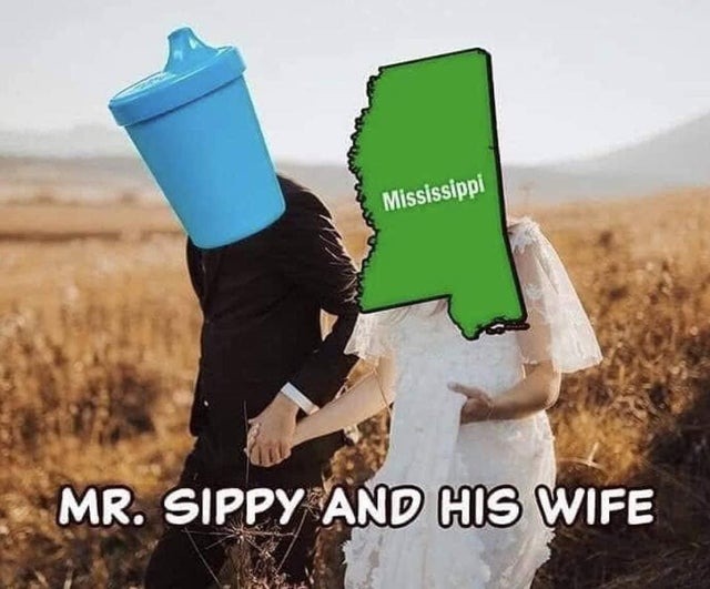 Mr Sippy and his wife - meme