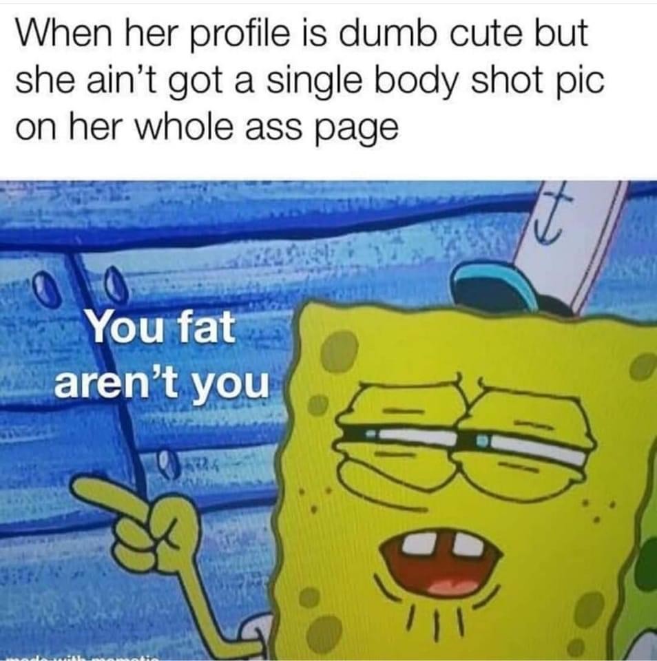 You fat - meme