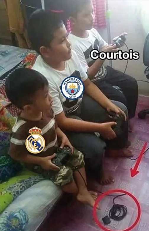 Meme resumen del Manchester City vs Real Madrid