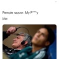 Female rapper meme