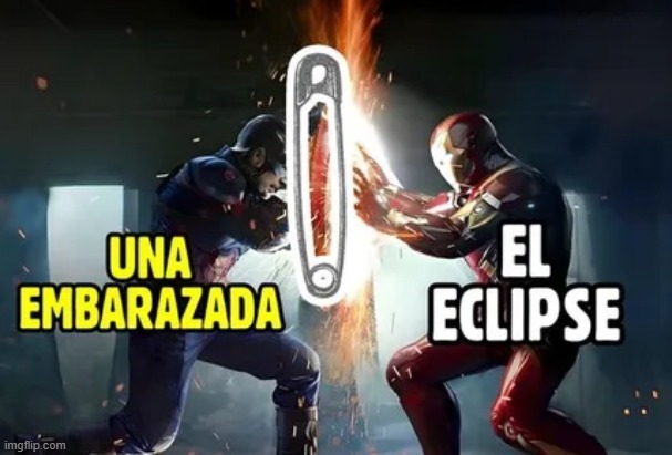 Meme del eclipse solar