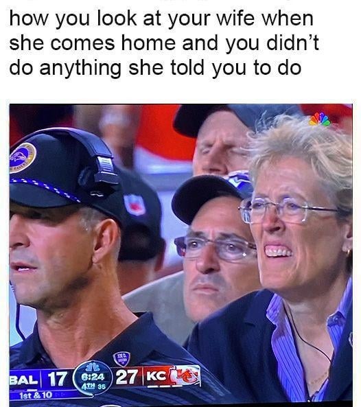 Madam Ravens vs Chiefs meme
