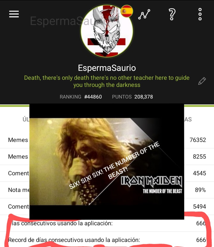 Ya 666 días consecutivos en esta aplicación que va de mal en peor. - meme