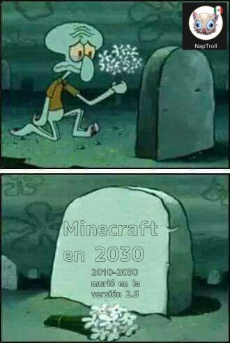 Minecraft en 2030... (Mods acepten porfa este meme si me va a salir xd)