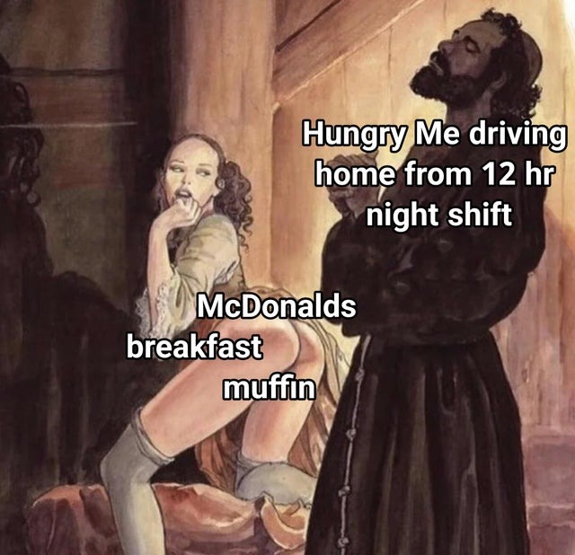 Driving home late - meme