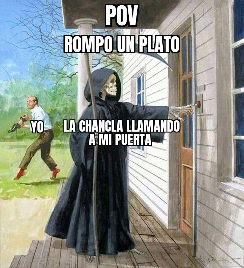 La chancla - meme