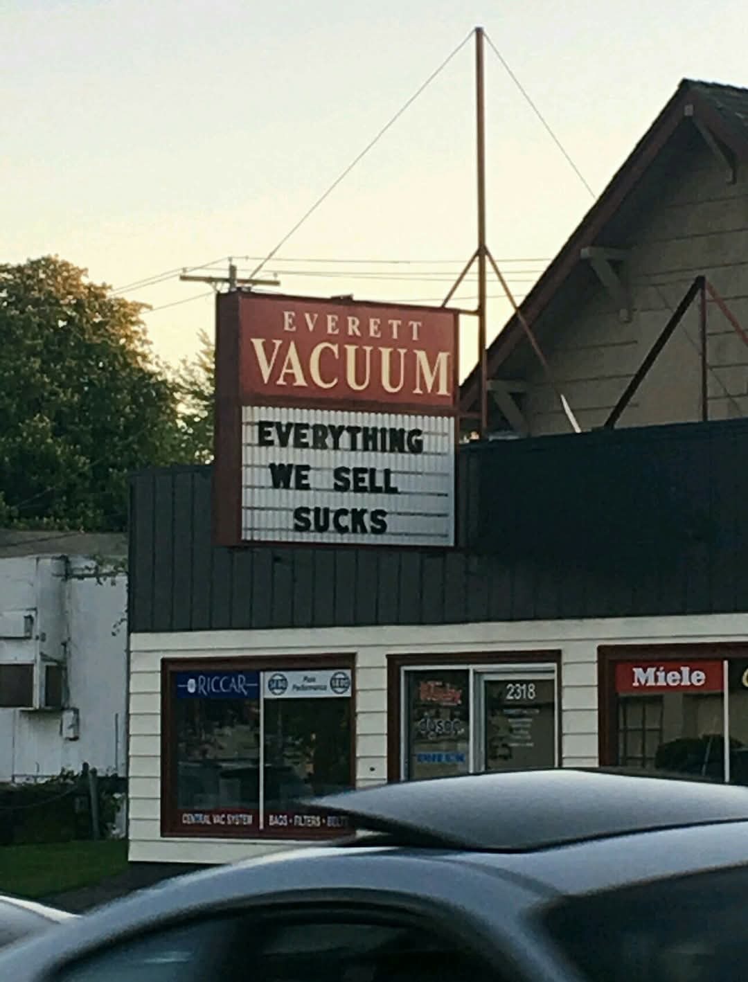 Everything we sell sucks - meme