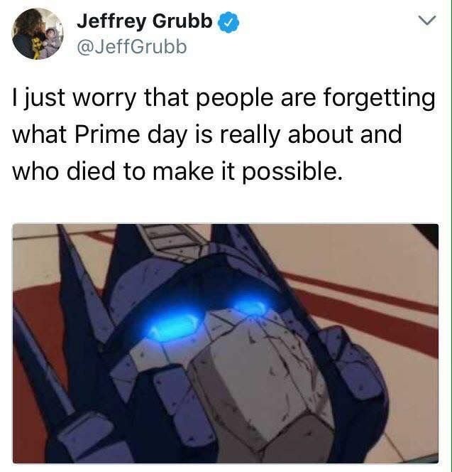 Reposting to remind everyone the true meaning of prime day - meme